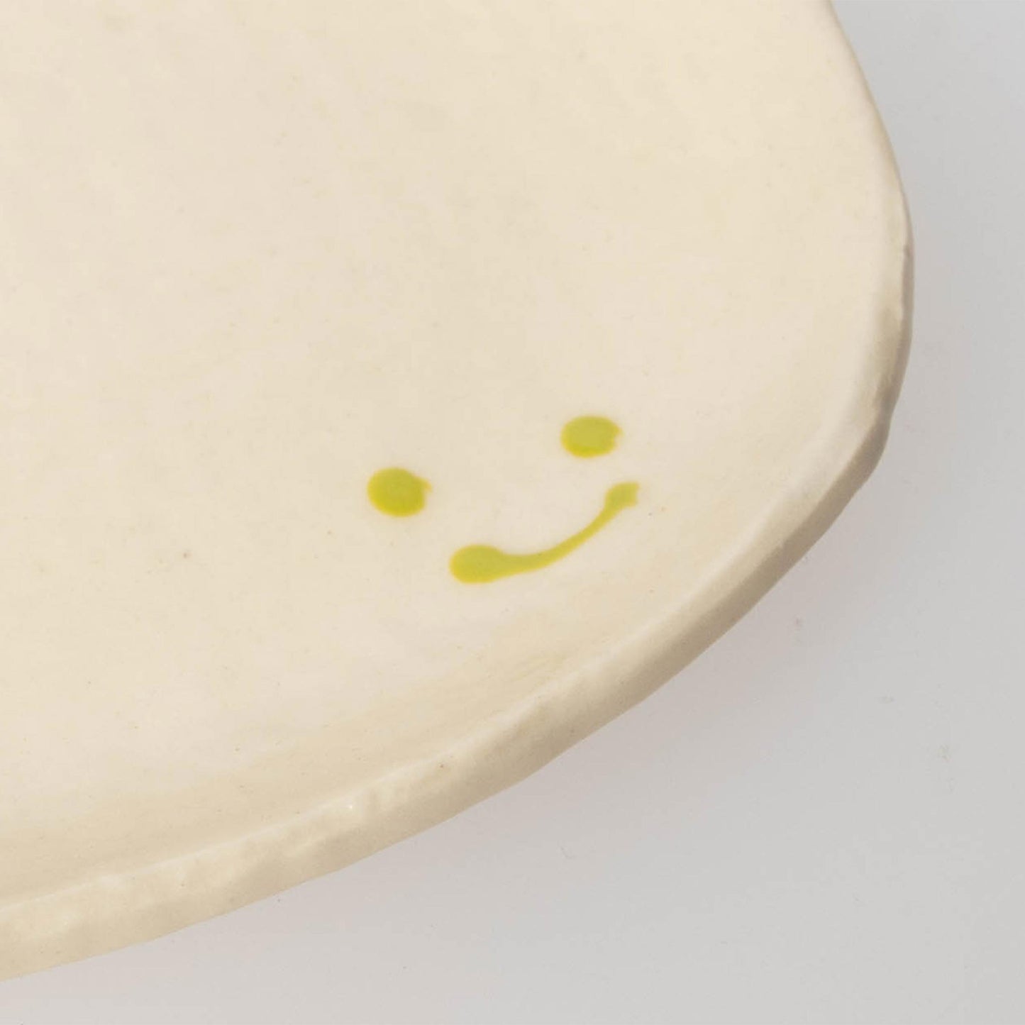 Small Plate  Smile - Light Green