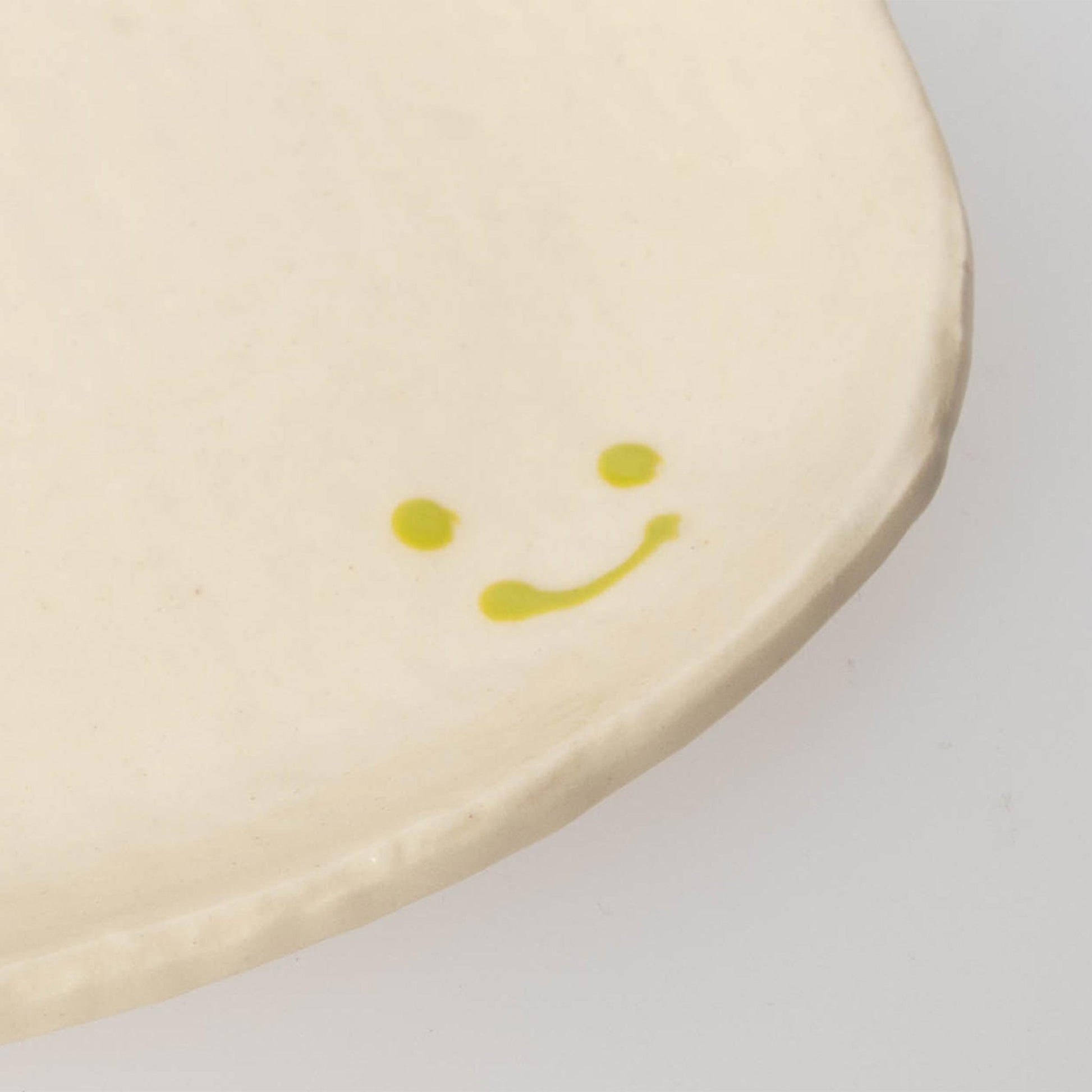 Small Plate  Smile - Light Green