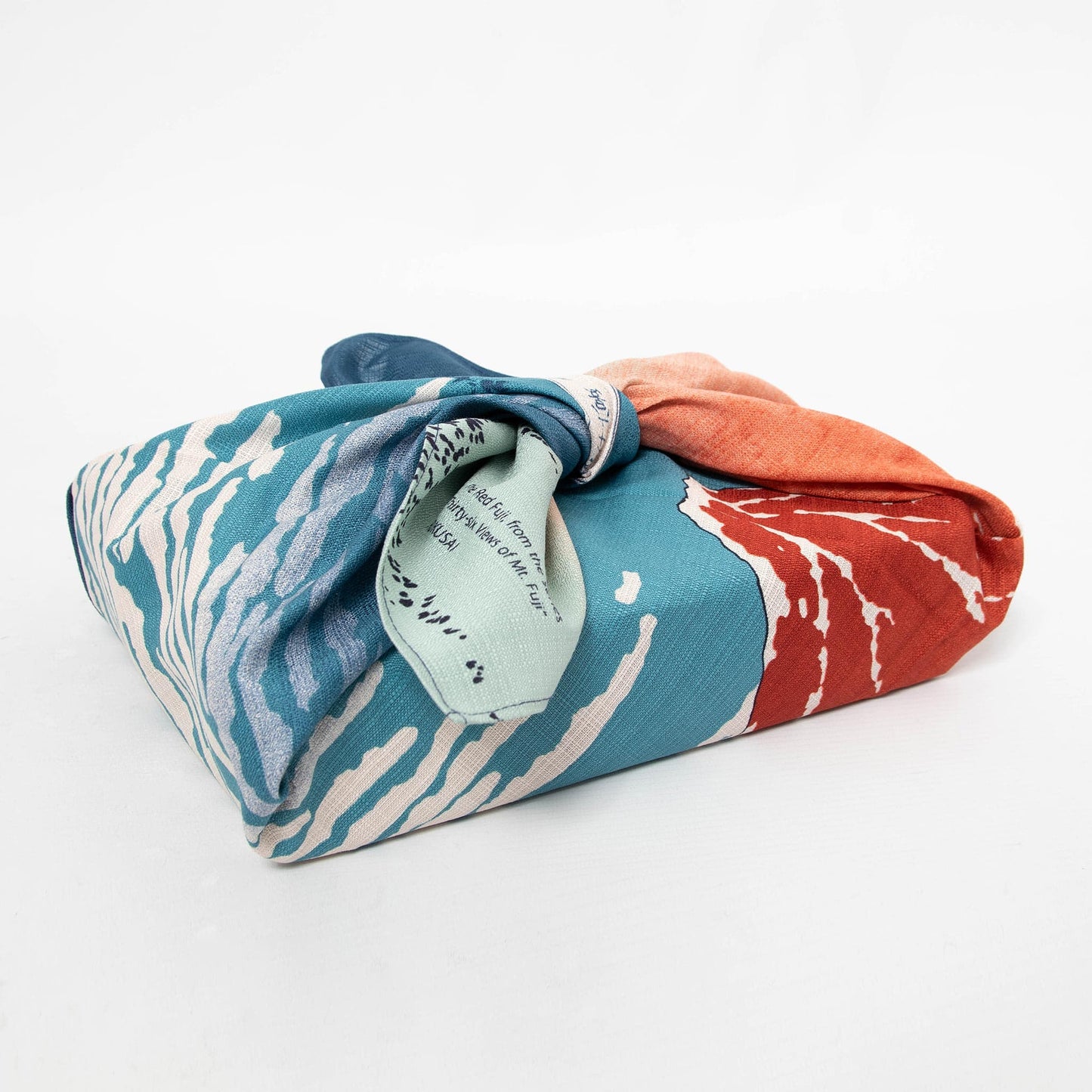 Medium Furoshiki - Red Fuji Hokusai