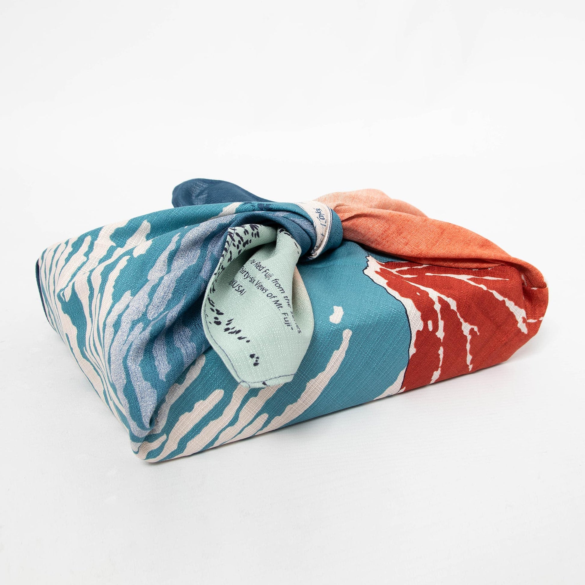 Medium Furoshiki - Red Fuji Hokusai