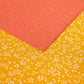 Medium Furoshiki - Amunzen Reversible Sharkskin Pattern / Sakura Red Yellow