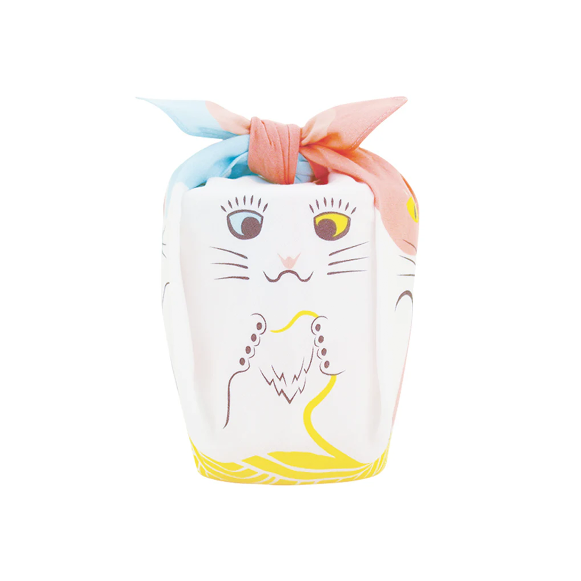 Fuku Cochae Small Furoshiki - Cat