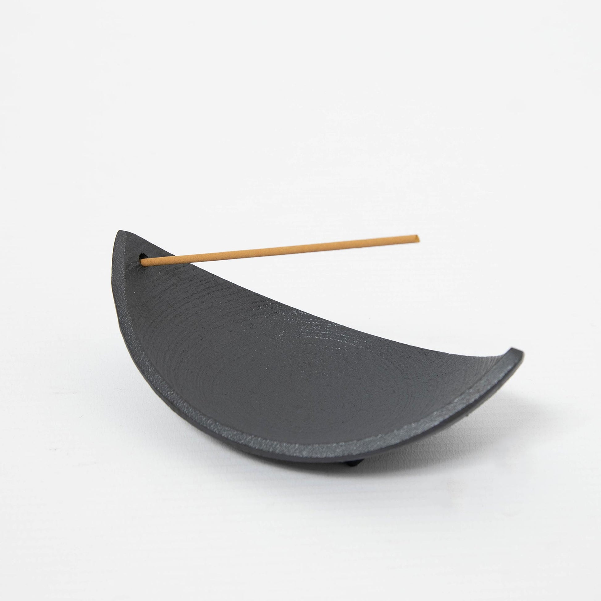 Cast Iron Incense Holder - Sasabune Bamboo Leaf Boat