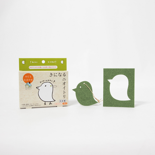 Kininaru Nioitori Multi-Purpose Bird-shaped Card Air Freshener - Odor & Mould Control