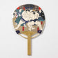 Japanese Mini Uchiwa Fan with Envelope - Sumo
