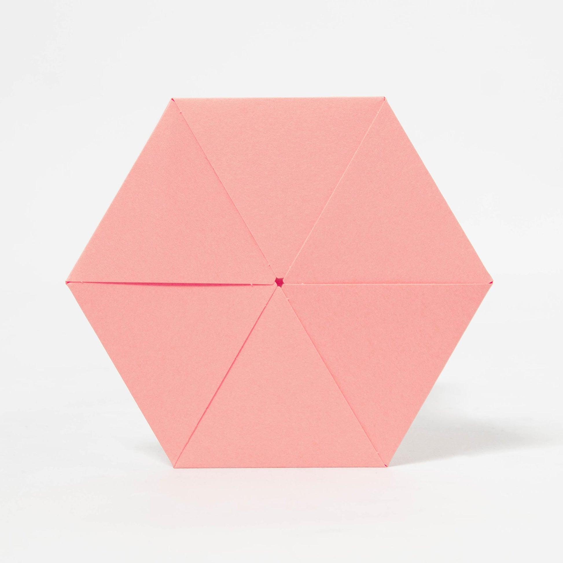 ROKKAKU Hexagonal Greeting Card - Ume Plum Blossoms
