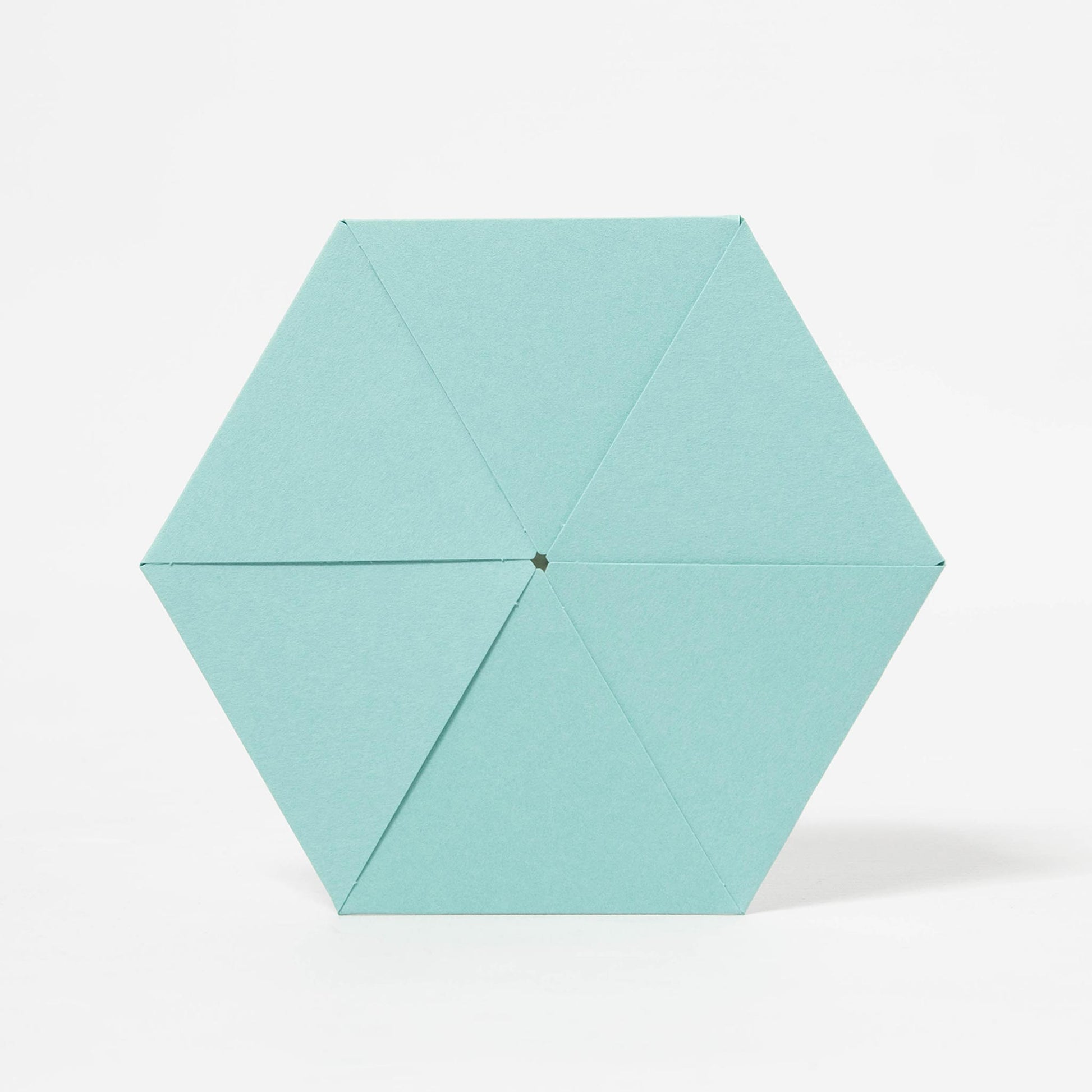 ROKKAKU Hexagonal Greeting Card - Nadeshiko Dianthus
