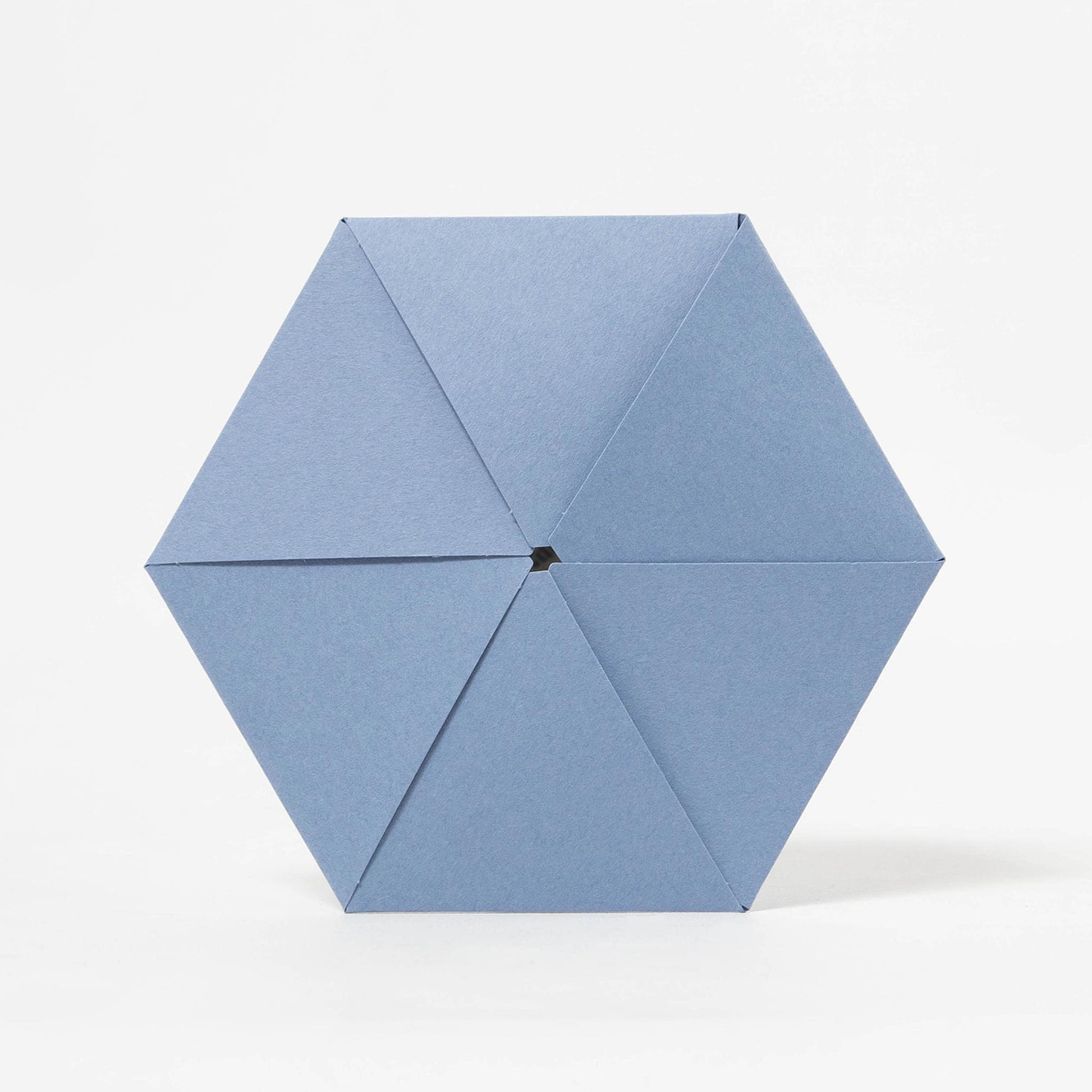 ROKKAKU Hexagonal Greeting Card - Ajisai Hydrangea