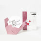 ROKKAKU Hexagonal Greeting Card - Tsubaki Camellia