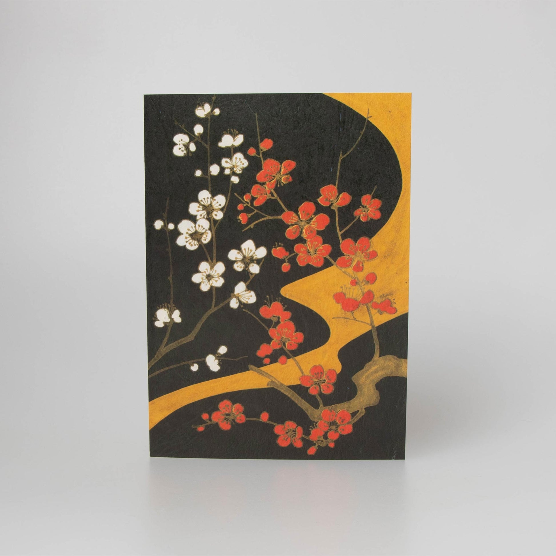 Fukui Asahido Greeting Card - Plum Blossoms