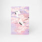 Greeting Card - Cranes and Flowers