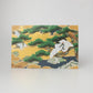 Fukui Asahido Greeting Card - Crane and Tree