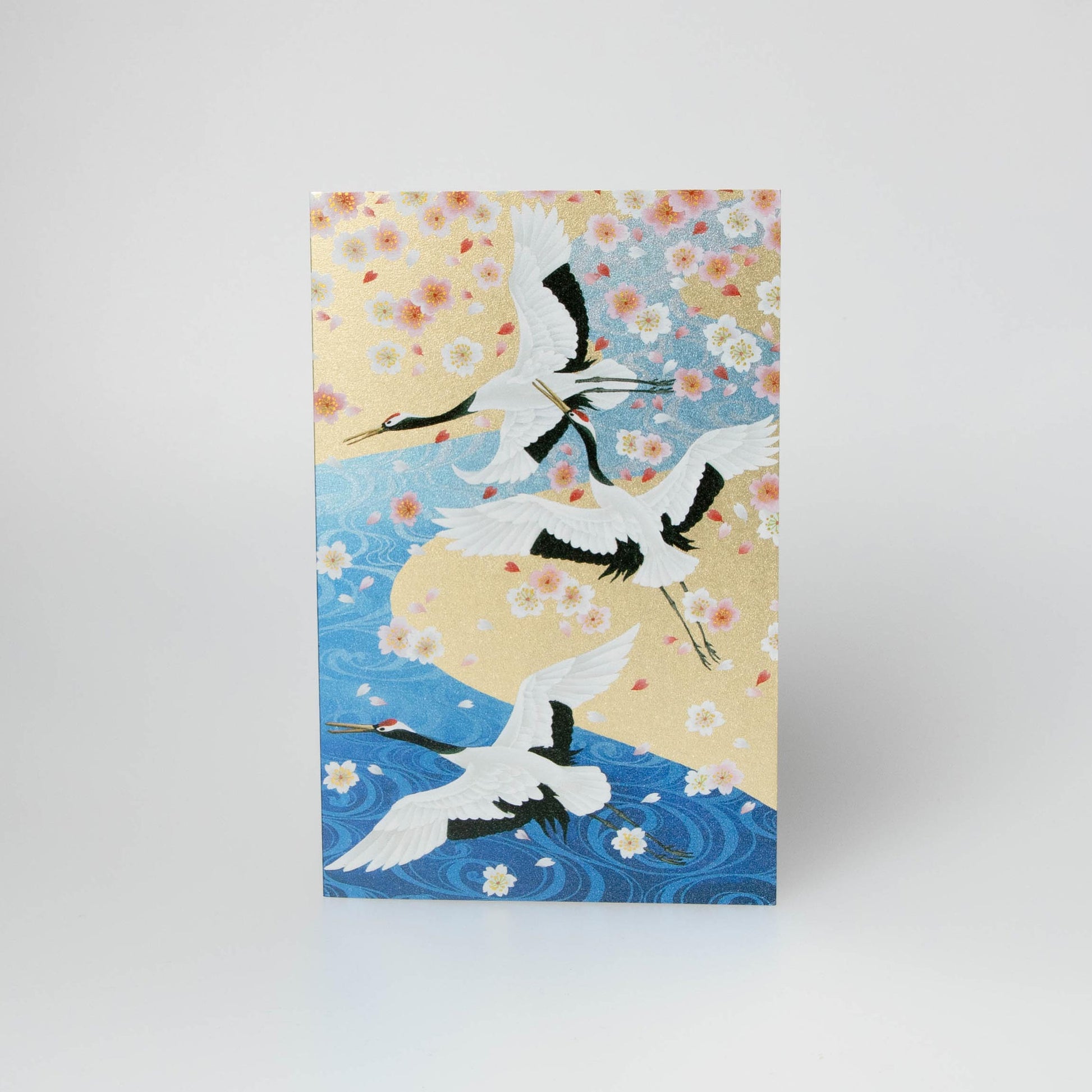 Greeting Card - Crane In Spring