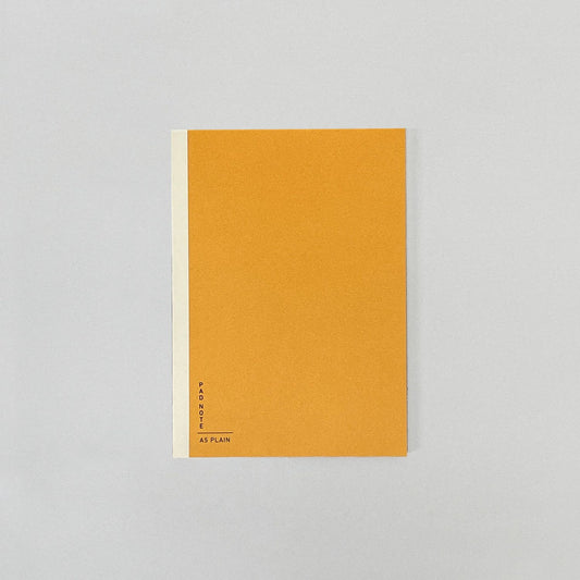 Pad Notebook A5 Plain - Yellow