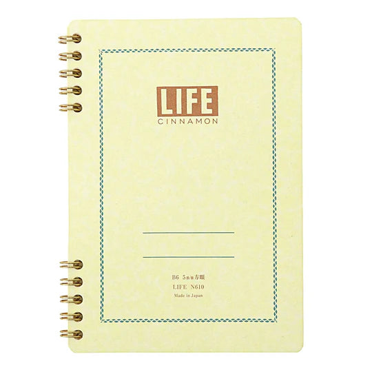 Spiral Bound Notebook B6 - Cinnamon