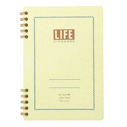 Spiral Bound Notebook B6 - Cinnamon