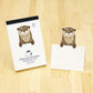 Japanese Die-Cut Pop-Up Memo Pad – Otter | Cute Desk Stationery