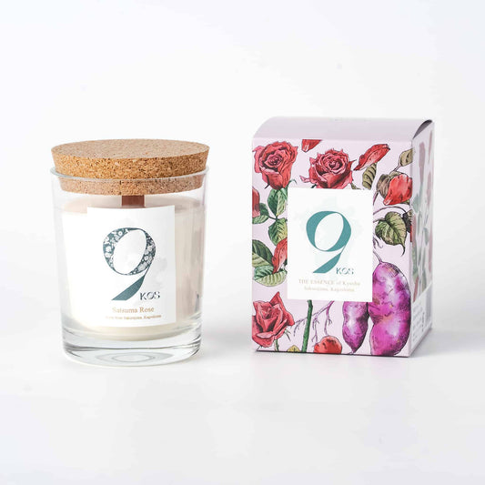9KOS Satsuma Rose Scented Candle