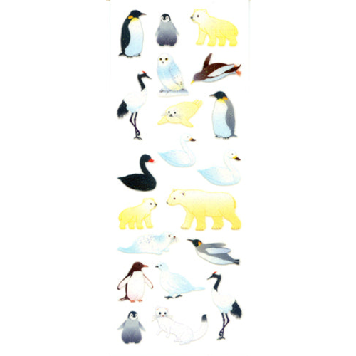 Sparkle Stickers - Winter Animals