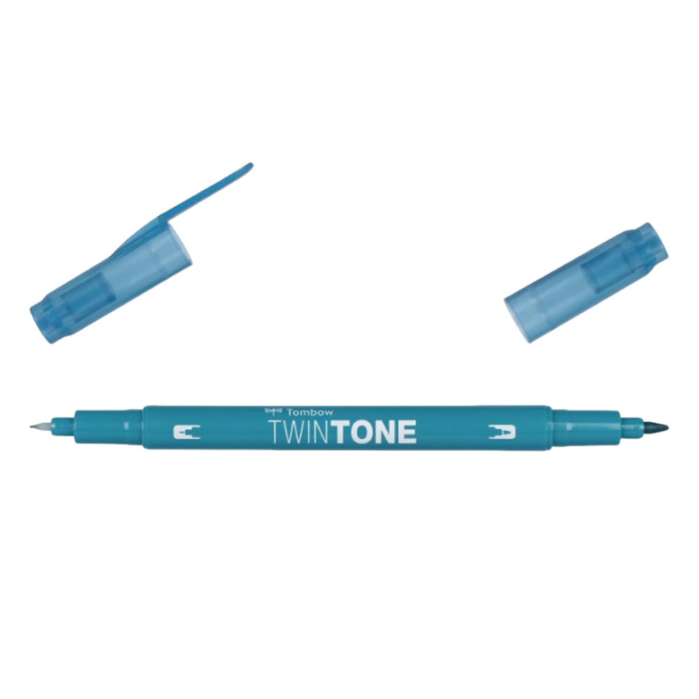 Tombow Twintone Turquoise Blue