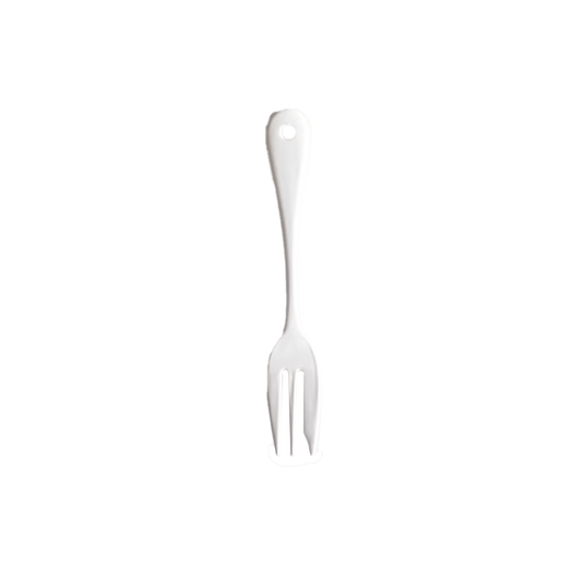 Tsubame Enamel Cake Folk White