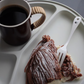 Tsubame Enamel Cake Folk White