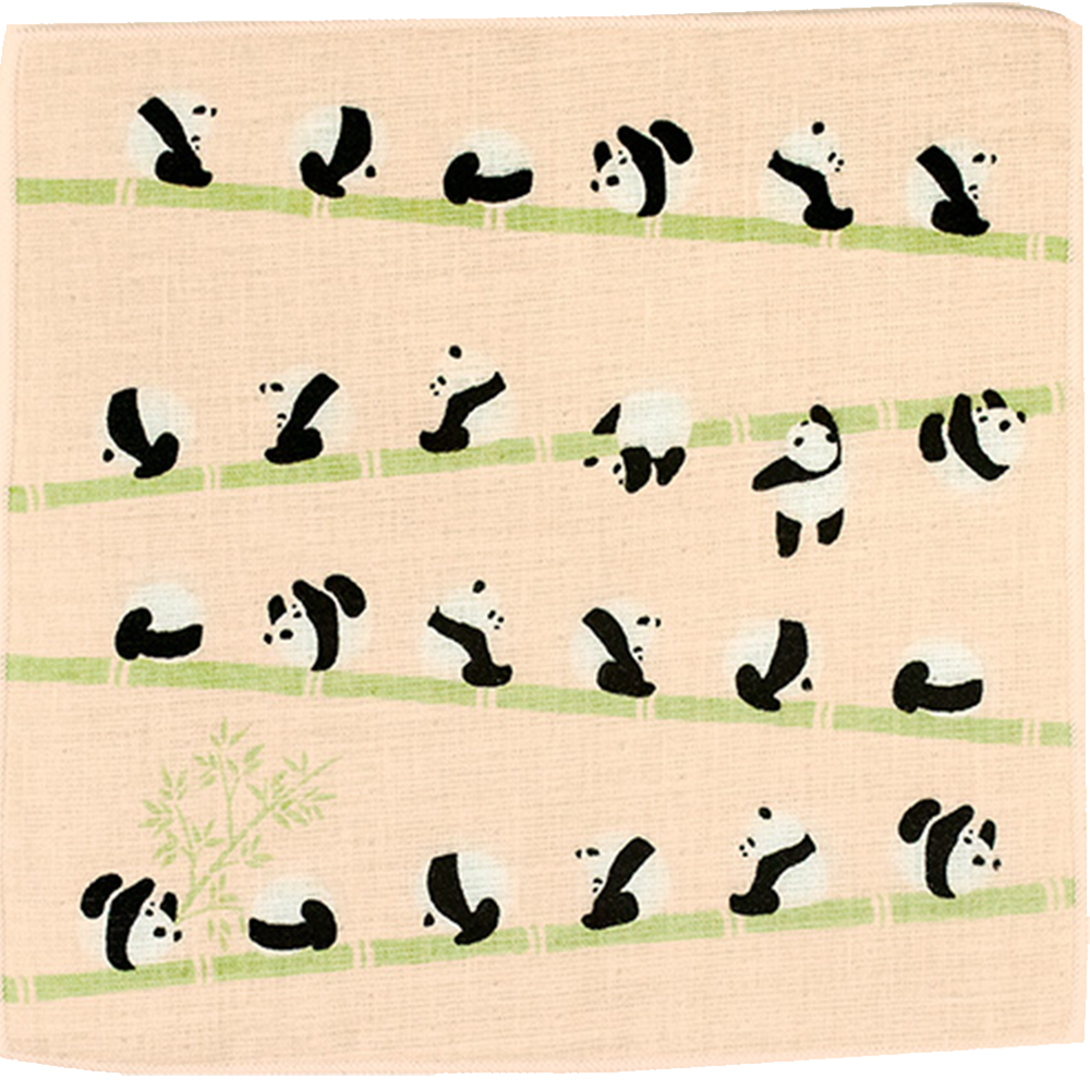 WA Towel - Rolling Panda