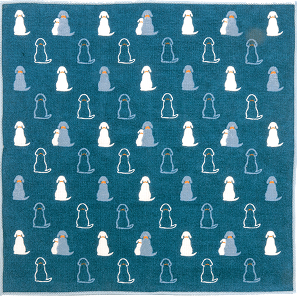 WA towel  - Sitting Dog