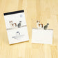 Japanese Die-Cut Pop-Up Memo Pad – Cat Duo  | Kawaii Desk Memo Pad