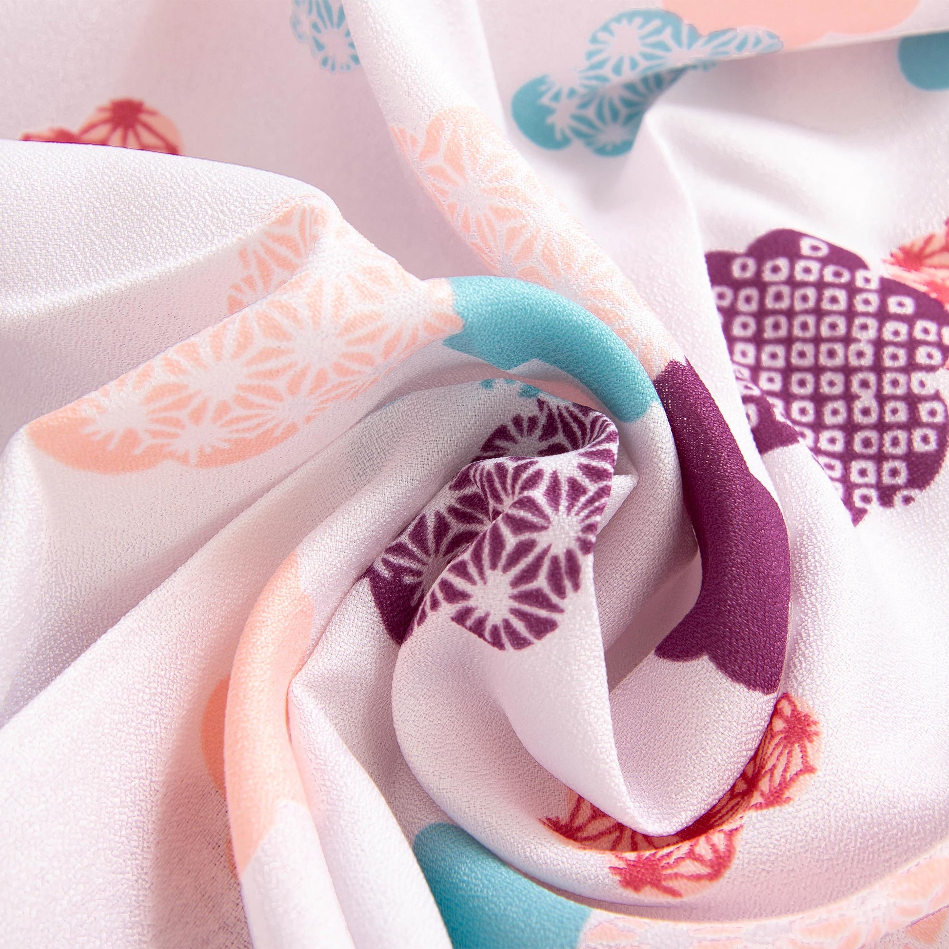 Medium Furoshiki Cloth - Pink Clouds