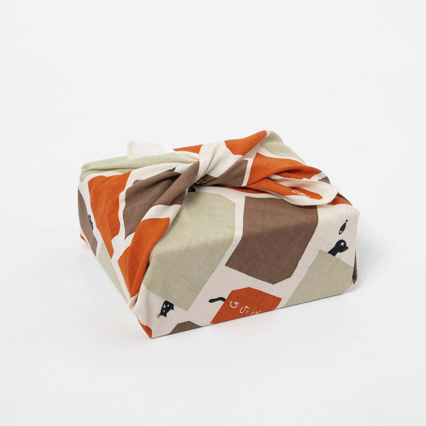 Tenugui Handkerchief - Peeping Cats