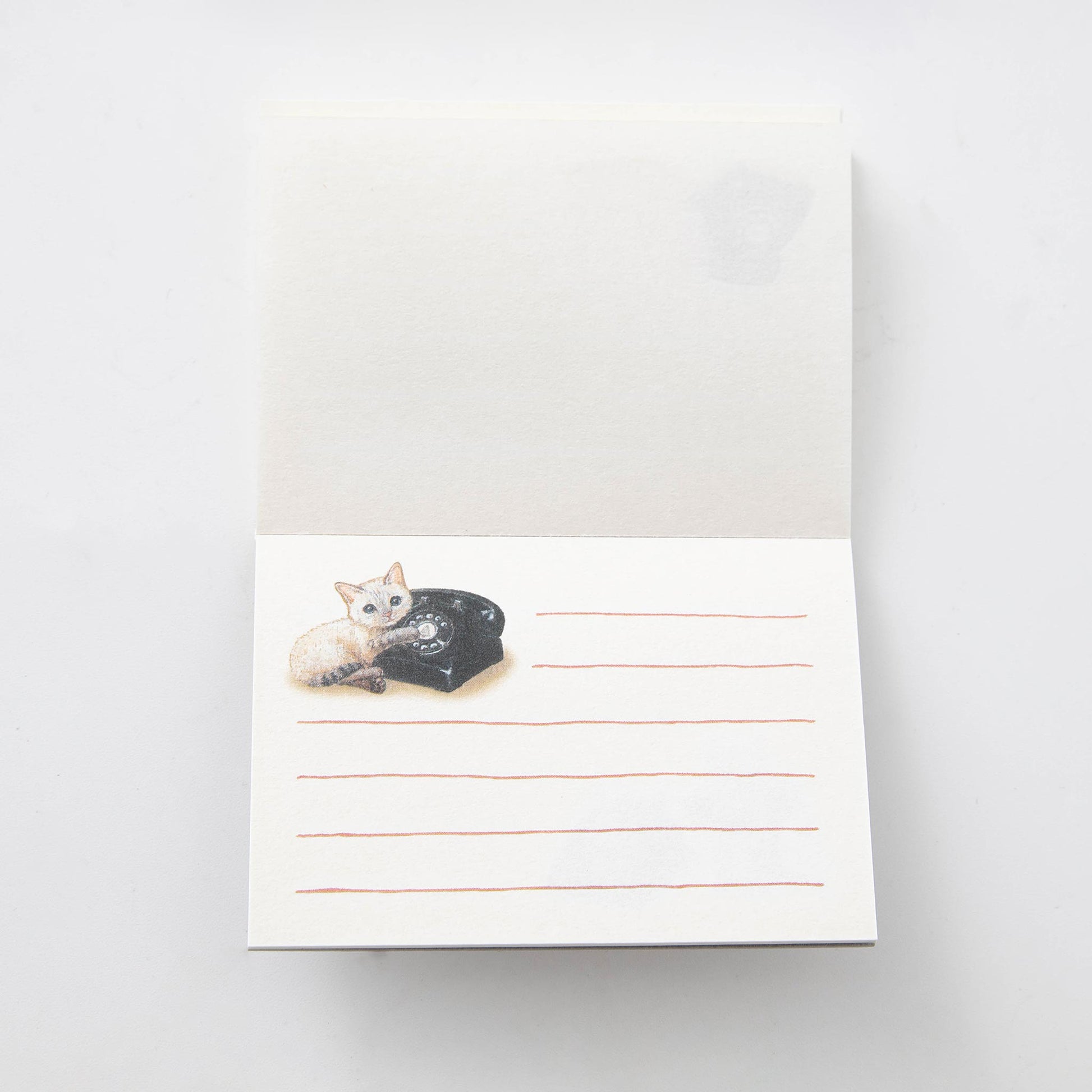 Notepad Memo Telephone by POTTERING CAT
