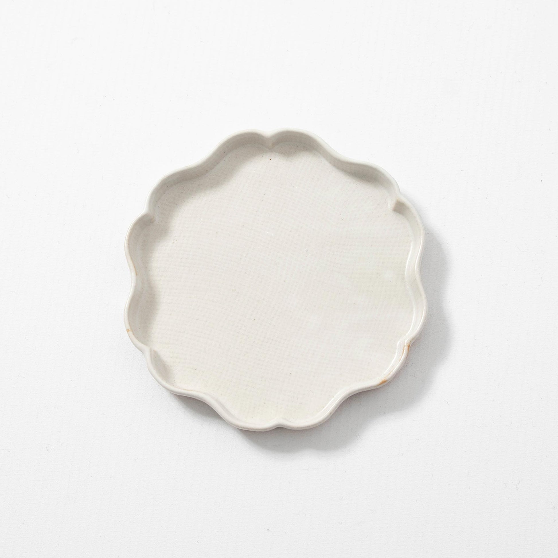 Small Plate Wasanbon White 11.5cm
