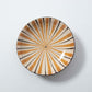 Shallow Bowl Two-Tone Tokusa Orange 18.2cm