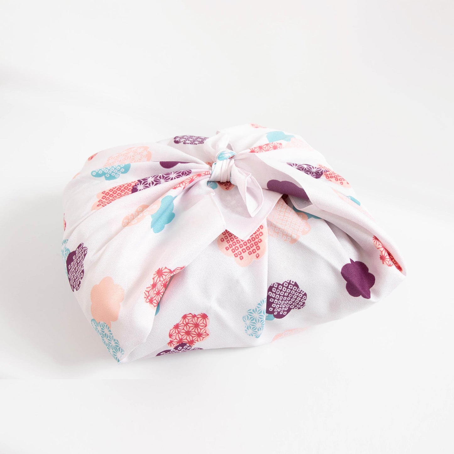 Medium Furoshiki Cloth - Pink Clouds