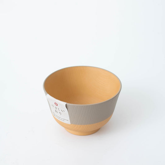 Pale Colour Miso Soup Bowl Small - Light Grey