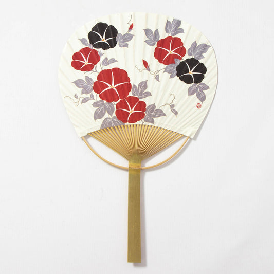 Japanese Uchiwa Fan - Morning Glory