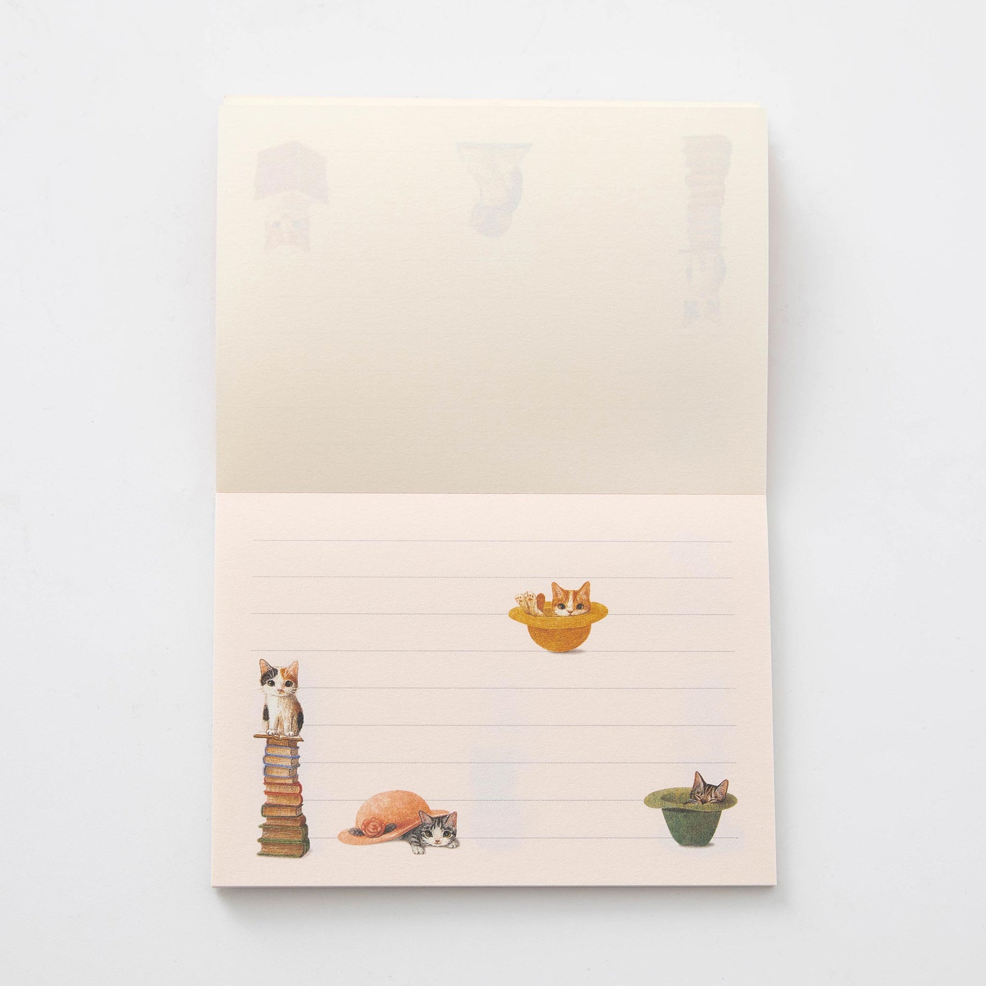 Notepad Memo Hats & Readings by POTTERING CAT