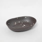 Oval Bowl Brush Dots 20.5cm