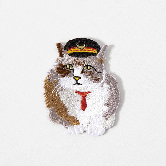 Iron On Patch - Cat Stationmaster