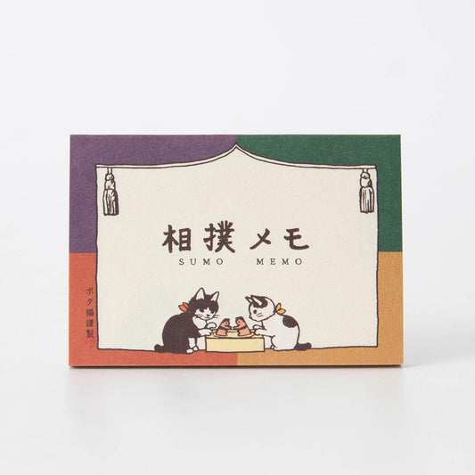 Notepad Memo Sumo by POTTERING CAT