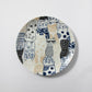 Dinner Plate Cat Blue 23.5cm