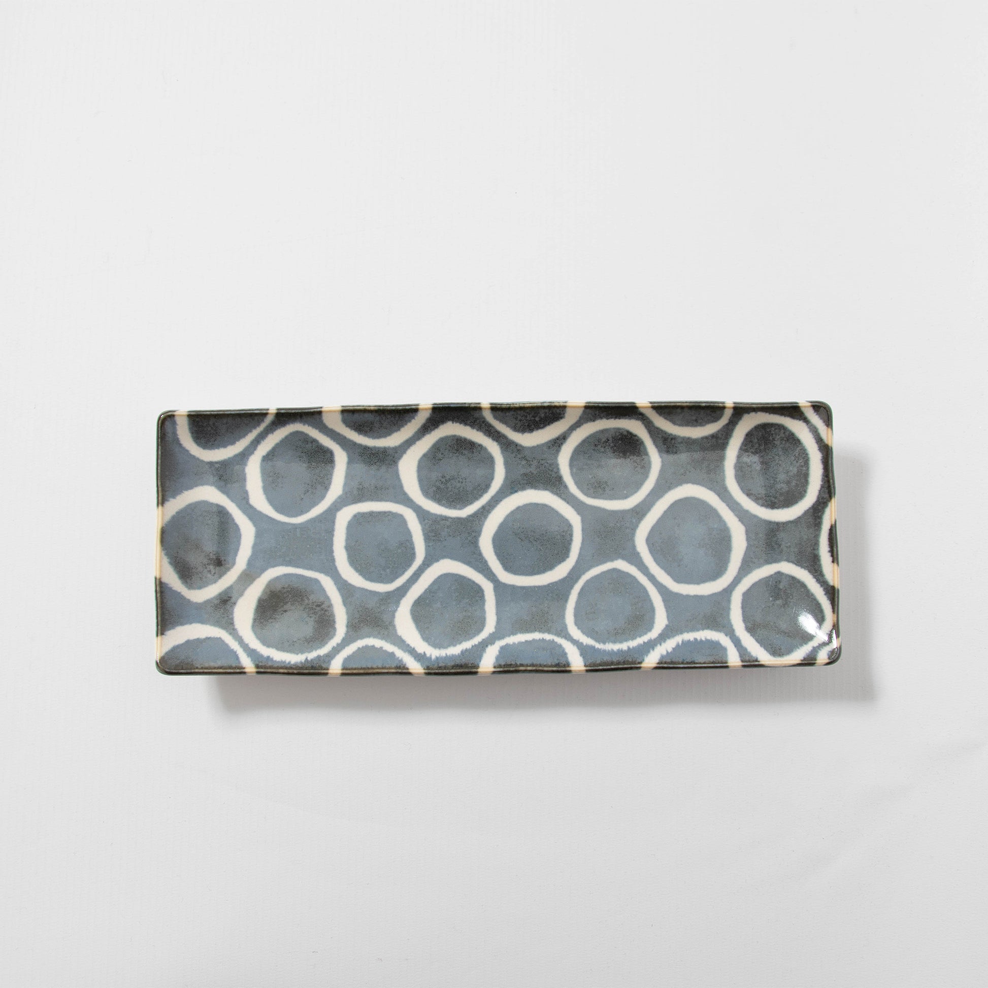 Rectangular Platter Circles 27.5cm