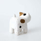 Wooden Animal Card Holder Cat White Brown