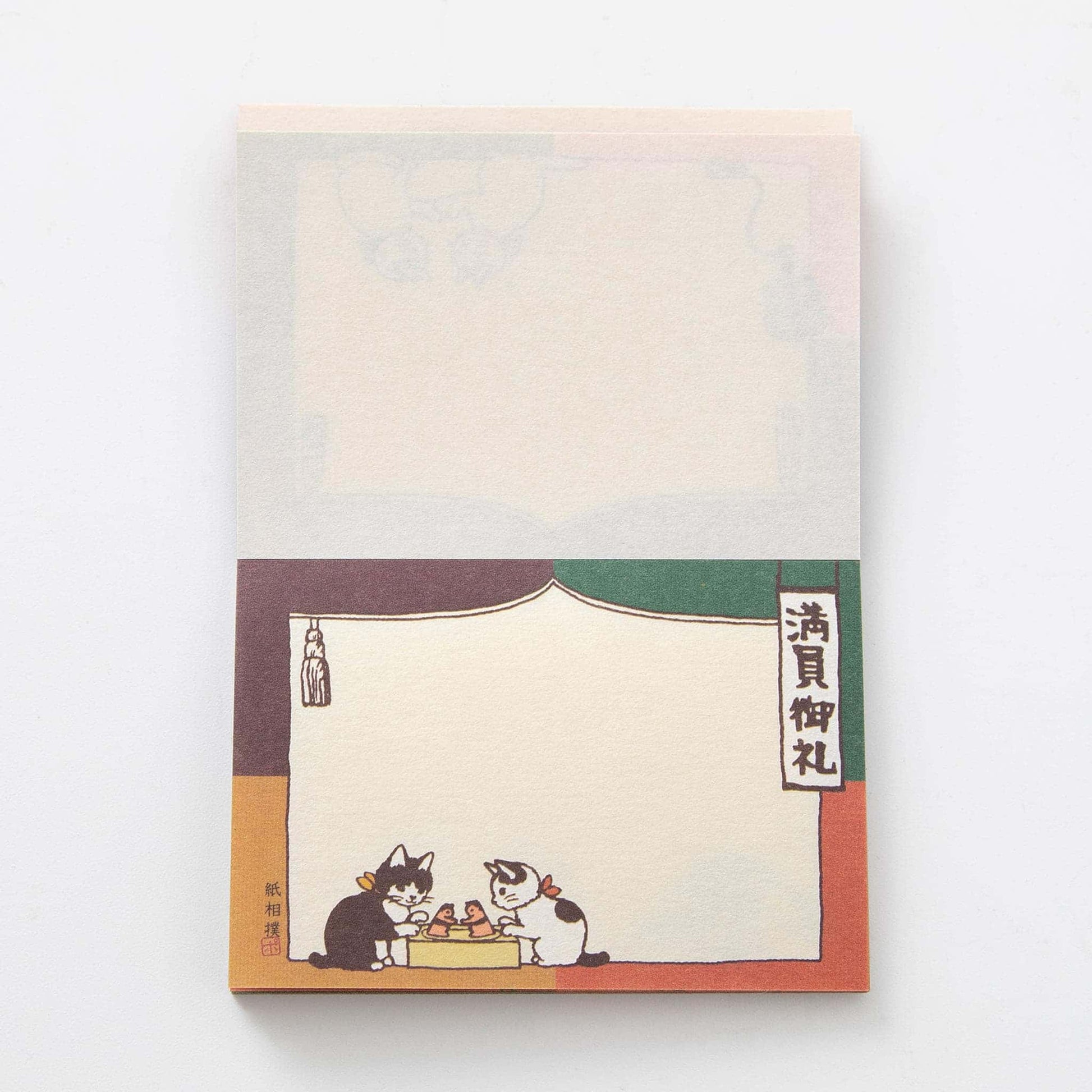 Notepad Memo Sumo by POTTERING CAT