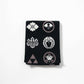 Tenugui Handkerchief - Pattern Black