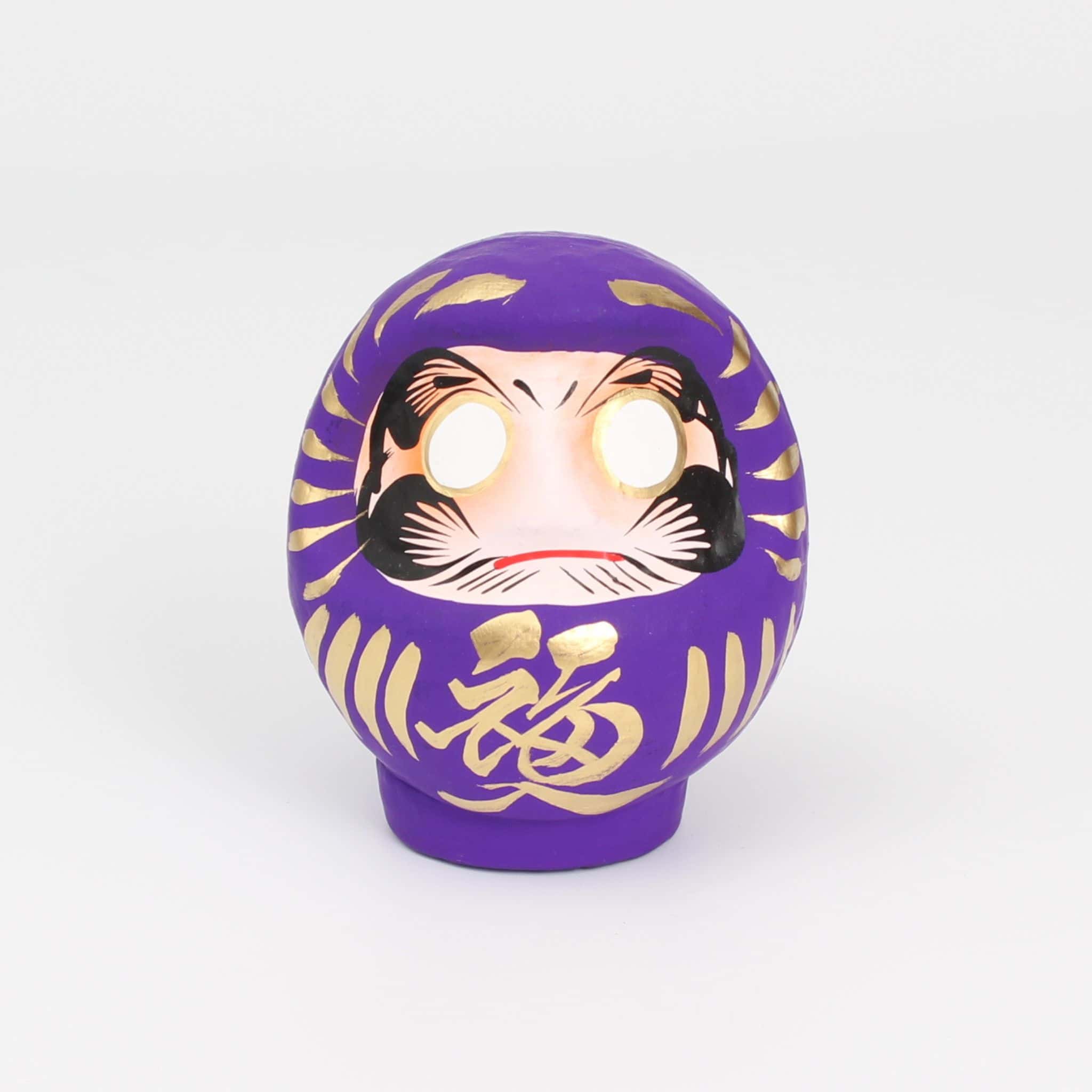 Japanese Daruma Doll Purple 9cm Japan Traditional – SWAY EDIT.
