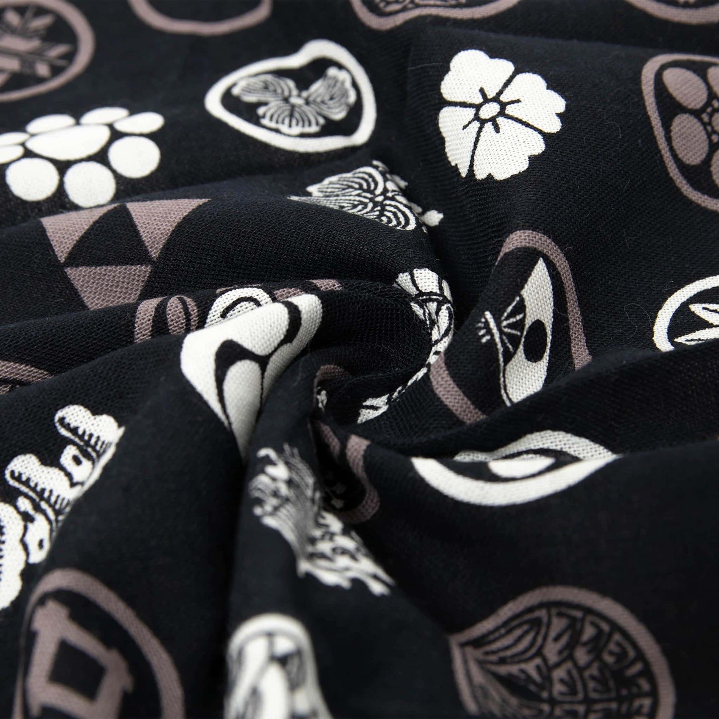 Tenugui Handkerchief - Pattern Black