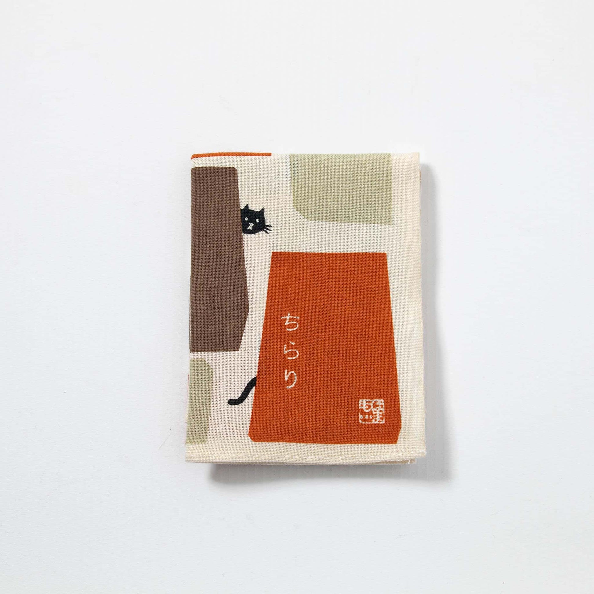 Tenugui Handkerchief - Peeping Cats