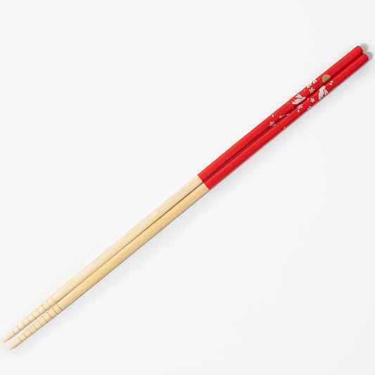 Cooking Chopsticks - Rabbit and Moon Red